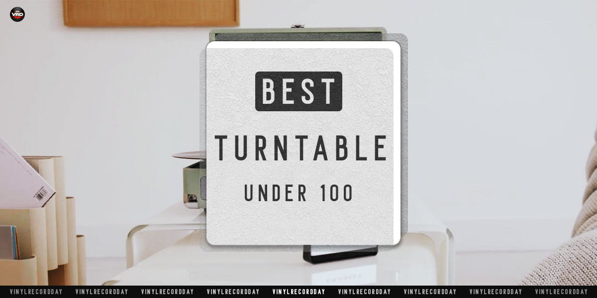 Best record player with speakers shop under 100