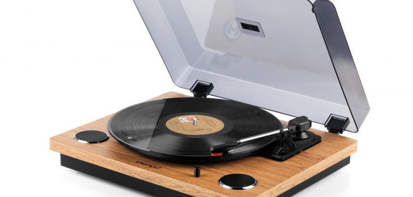 A record player