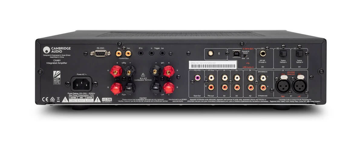 Cambridge Audio CXA81 back