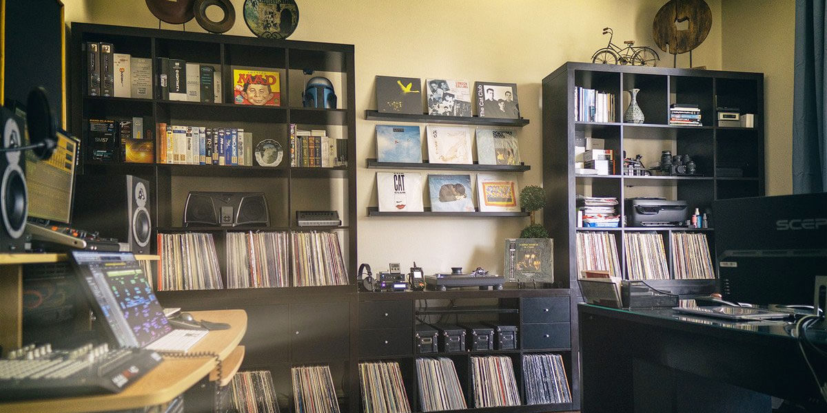 IKEA record storage