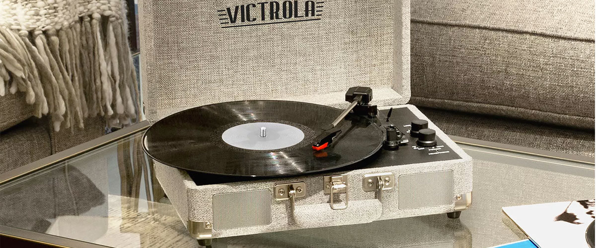 brief history of Victrola record players
