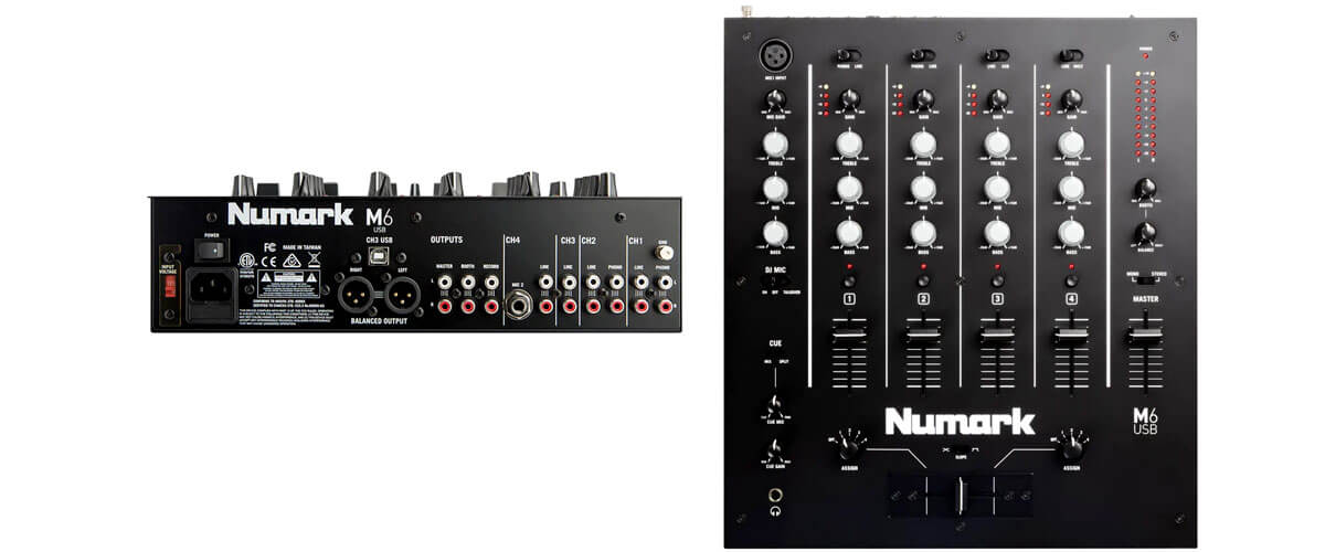 Numark M6 USB features