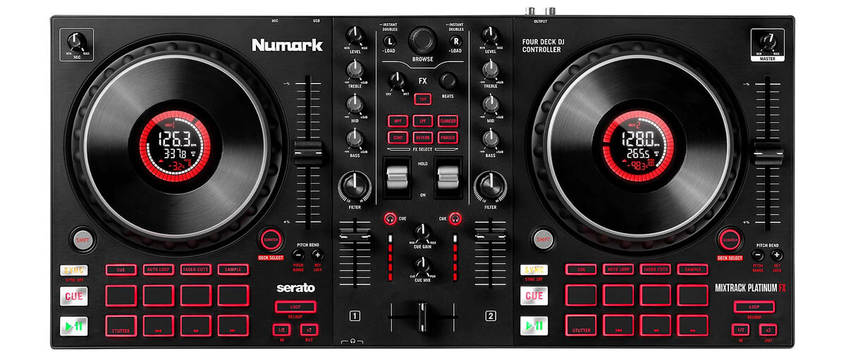 Numark Mixtrack Platinum FX features