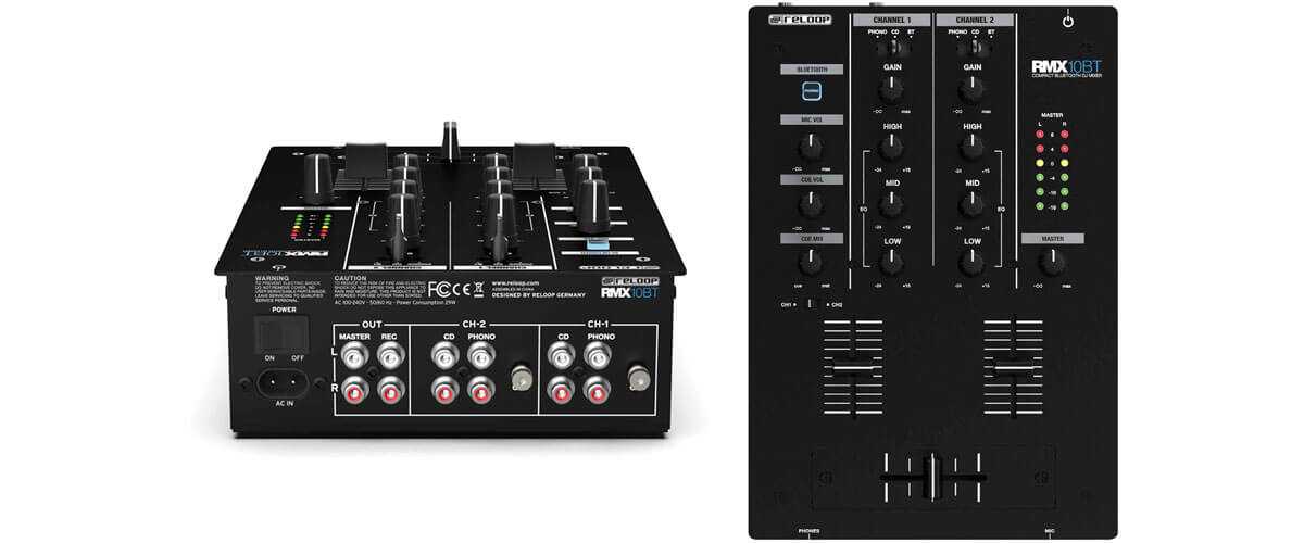 Reloop RMX-10 BT features