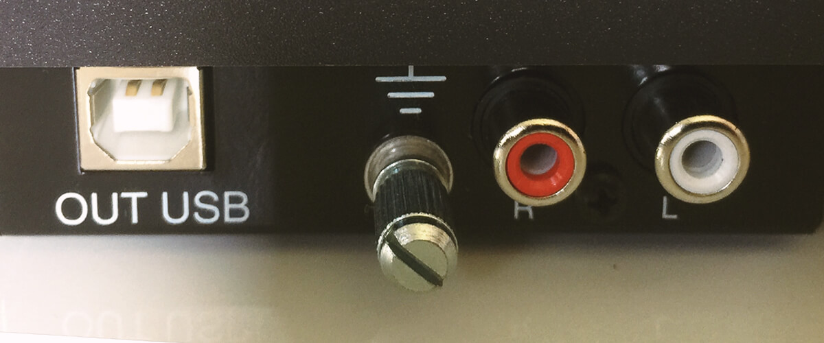 the RCA connector